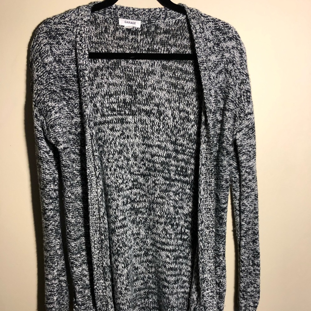 Black and white cardigan Garage